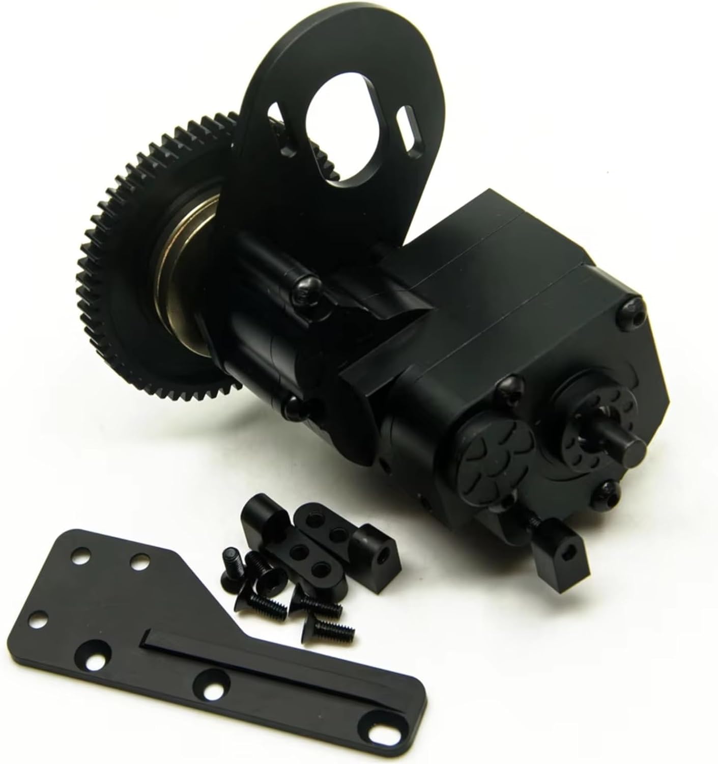 RC Gearboxes For Axial For Wraith For SCX10 1/10 Metal 2 Speed Transmission Center Gearbox Gear Box Set RC Crawler Car Upgrade Parts(GEAR)