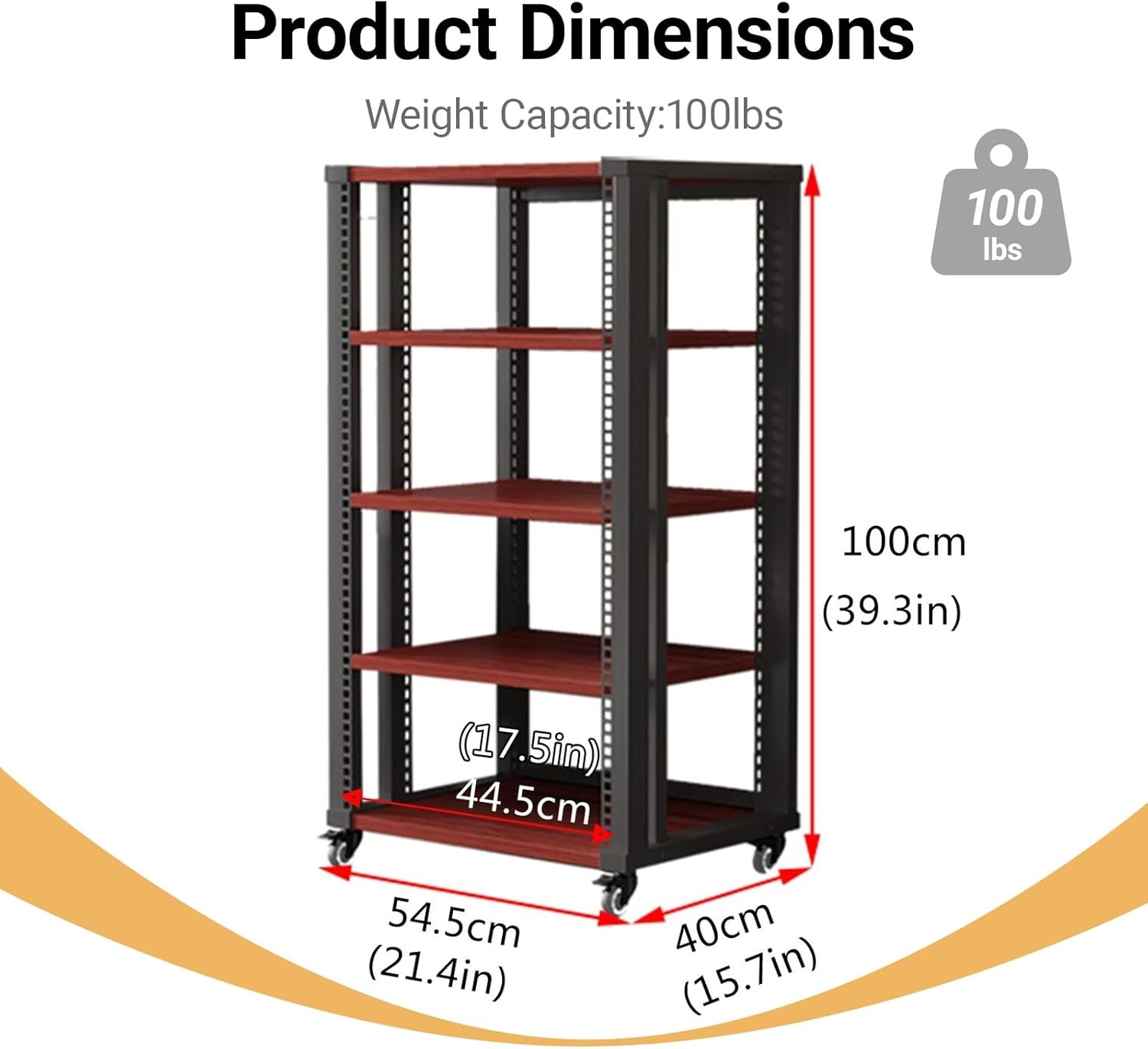 SEIFE 2/3/4/5-Tier AV Media Stand