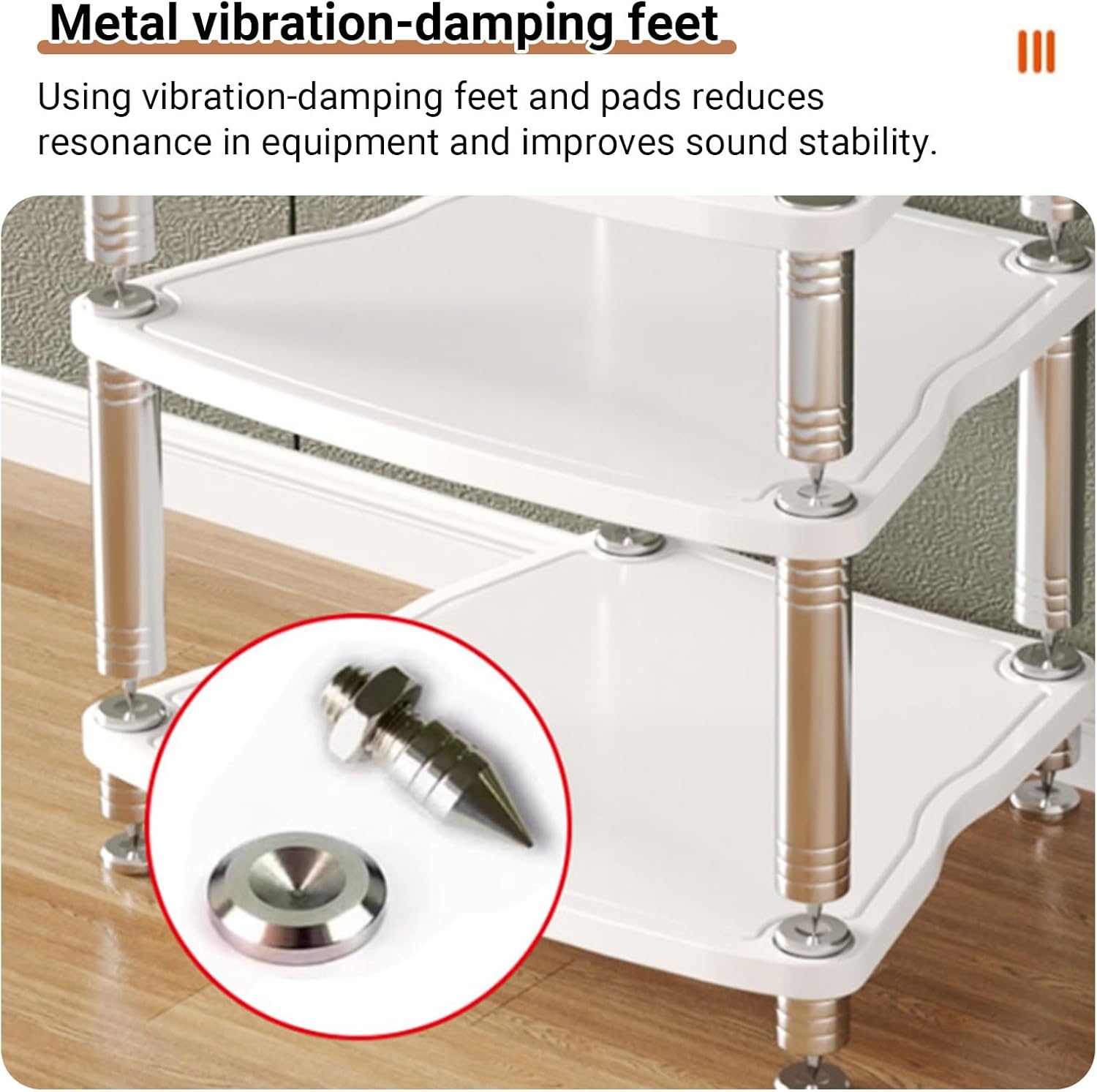 YITAYMLI Wooden AV Video Media Rack Stand