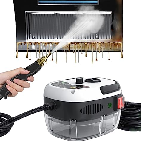 High Pressure Steam Cleaner 2500W for Air Conditioner and Kitchen Hood Cleaning, Strong-Acid Resistance, Electric Steam Cleaning Device