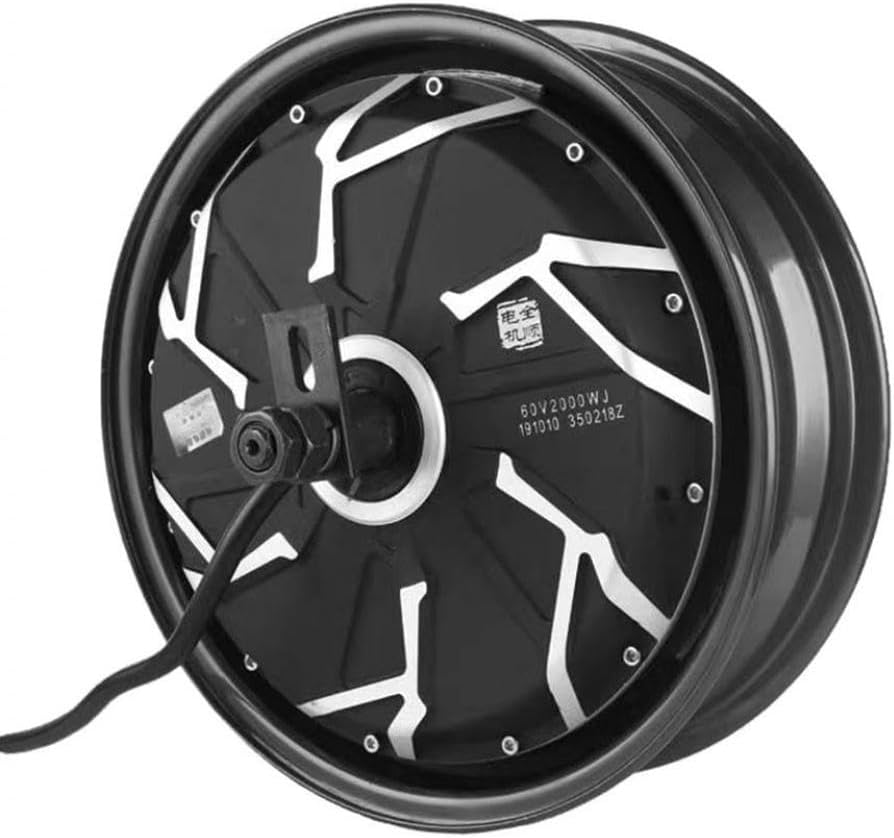 12inch 60/72V 2000W 3000W Power Brushless DC Hub Motor Rear Wheel Compatible With Electric Scooter With Disc Brake