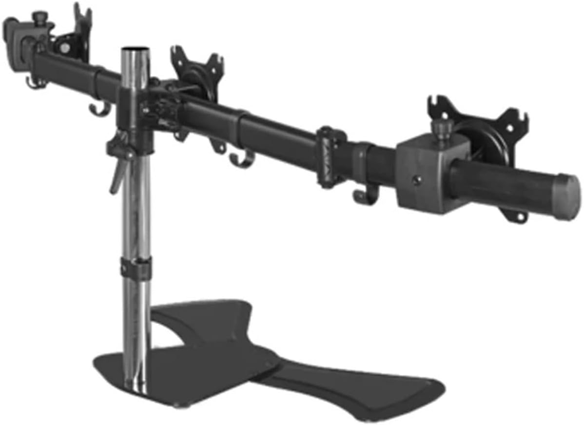 Triple Screen 27 Inch LCD TV Desktop Mount Monitor Desk Triple Support LED Bracket LCD Bracket