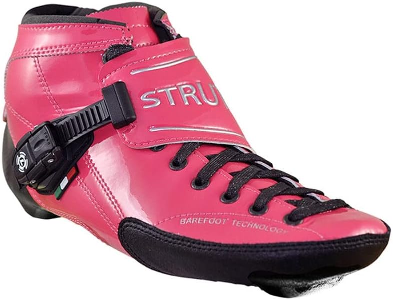 Luigino Strut Inline Pink Skate Boot - Size 4