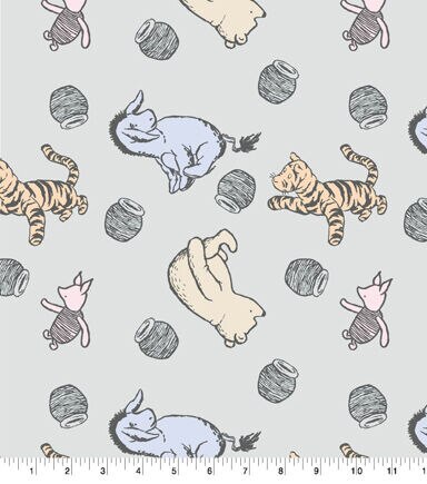 Winnie the Pooh Honey Minky Fleece Fabric
