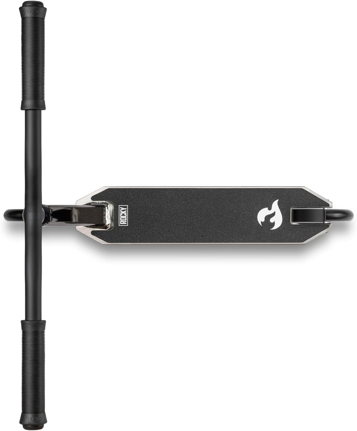 Chilli Pro Scooter - Rocky V2 Black Neochrome Extreme Intermediate Park Stunt Scooter, 110 mm Wheels, Aluminum T-bar, Spider IHC Compression, for Ages 6+