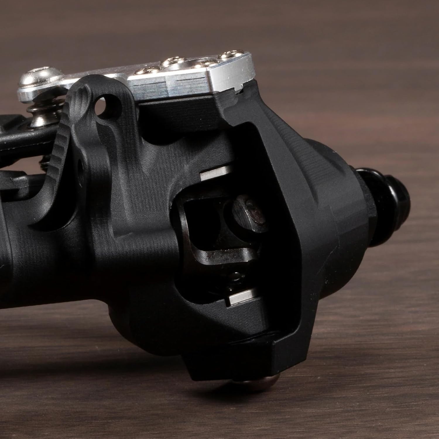 Compatible with Axial for SCX10 II VS4-10 RC Cars Upgrade Parts Replacement Accessories Aluminum Straight Axle RC Front and Rear Axle(Black,1Set)