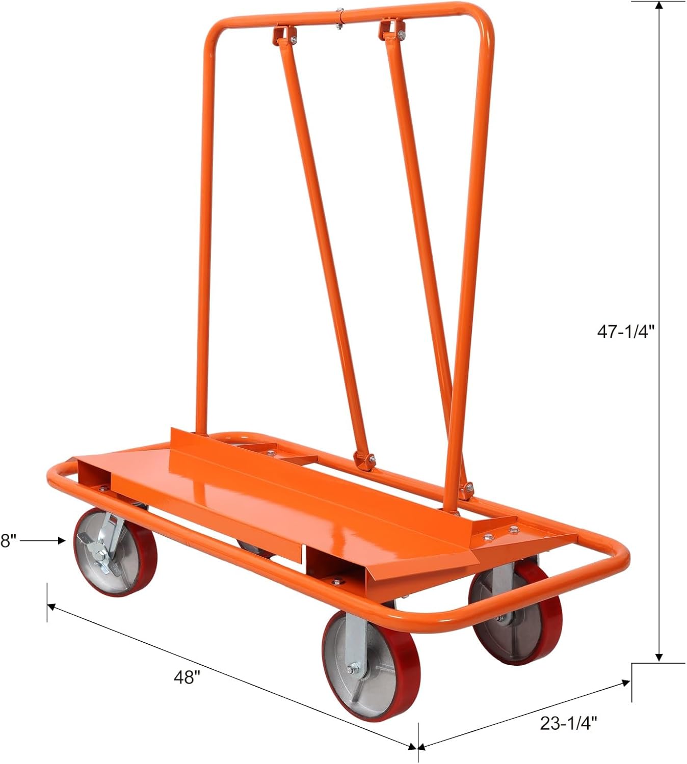 Donext Heavy Duty Panel Dolly,3300lbs Capacity Panel Cart, Transport Hand Truck with 8