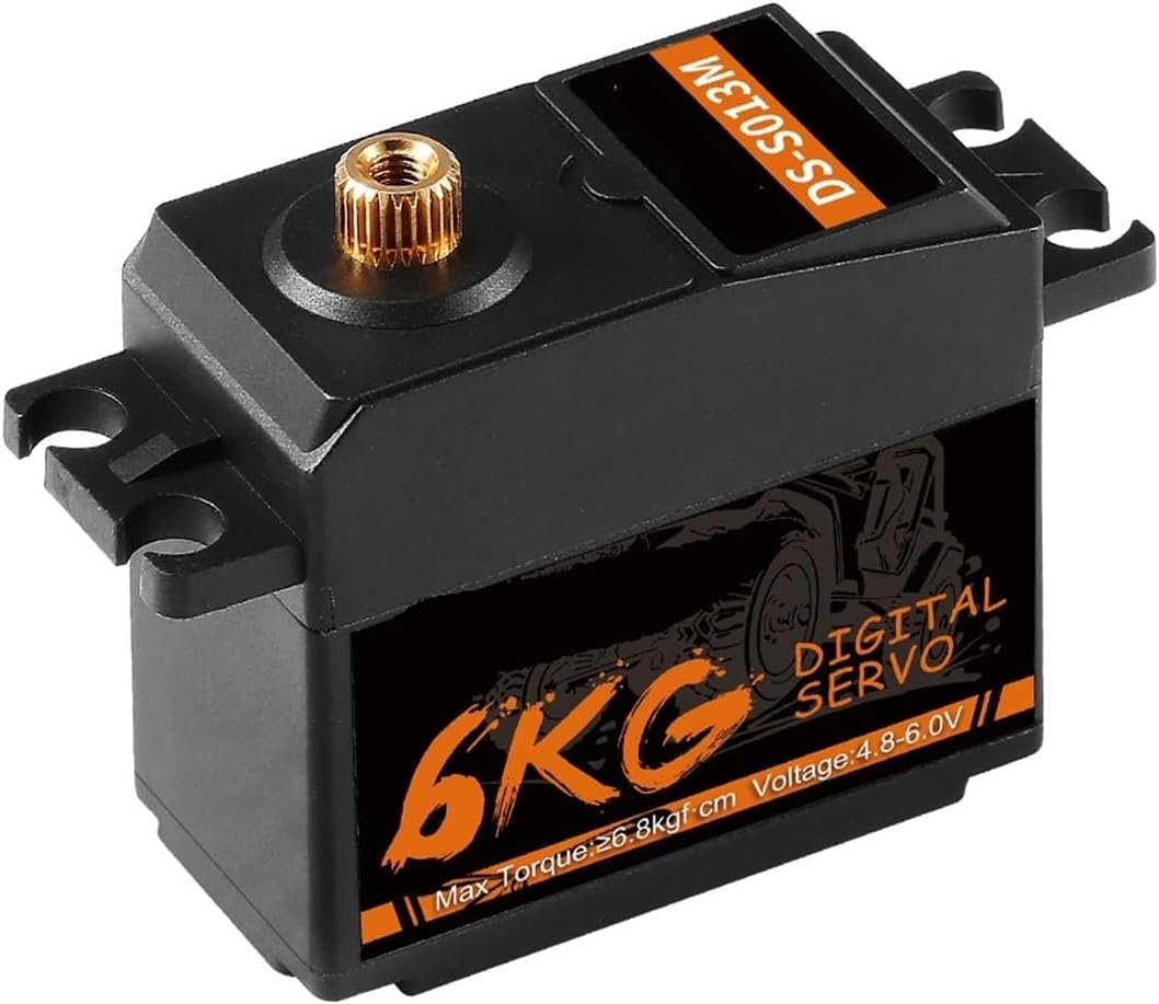 1/5/10/20pcs 6KG Digital Servo Waterproof Scx10 Mn99s Mn86 12428 124018 124019 1/10(20pcs Metal 6KG)