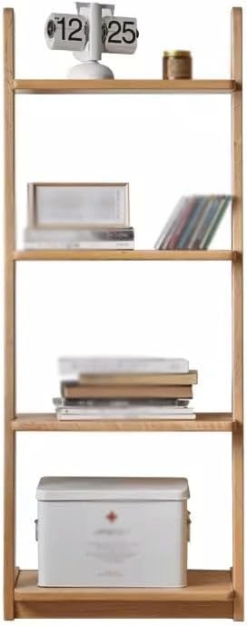 SONGCHAO Book Shelf All Solid Wood Bookshelf Oak Living Room Storage Rack Modern Simple Bookshelf Study Room Creative Display Rack Cube Storage Organizer