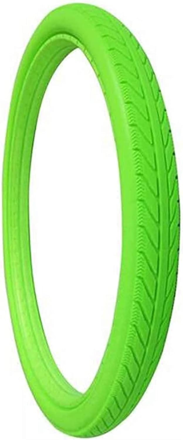 Explosion- proof Solid Tires,Wear-resistant Low Resistance,Non-inflatable,Maintenance- free Tires Rubber Solid Tire Scooter tires (Black) (Green)