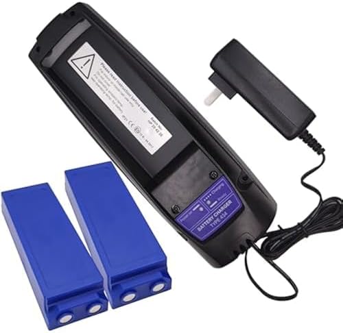 (1 Pack) 110V Battery Charger Type 434 + (2 Pack) Scanreco 593 Batteries for 7.2V Scanreco EEA4291/434 EEA2512/RC400/590/592/960/16131/17162 Crane Remote Control Battery