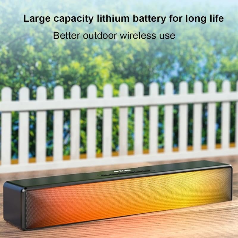 Speaker Colorful Lights Computer Game Audio Gaming Video TV Player with Charging Port