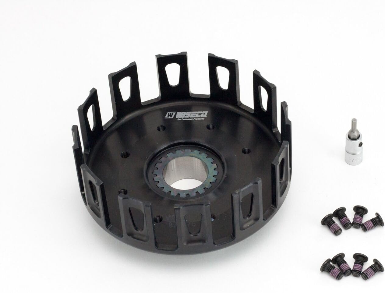 Generic Motorcycle & Scooter Replacement Parts & Accessories For Honda CRF250R, 2010-2017, Wiseco Forged Clutch Basket - WPP3056 - CRF 250R Index-TRF965-805, black