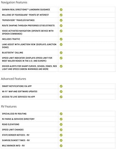 Garmin RV 785 & Traffic, Advanced GPS Navigator for RVs with Built-in Dash Cam, High-res 7