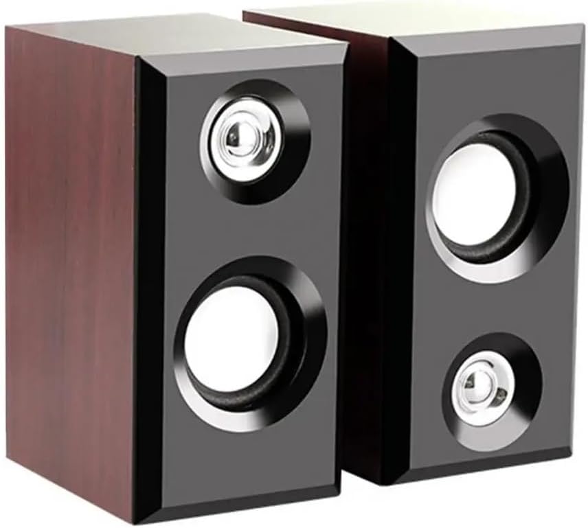 Computer Speakers 1 Pair Useful Wear-Resistant 3.5mm Audio Jack Desktop Wired Loudspeakers for TV