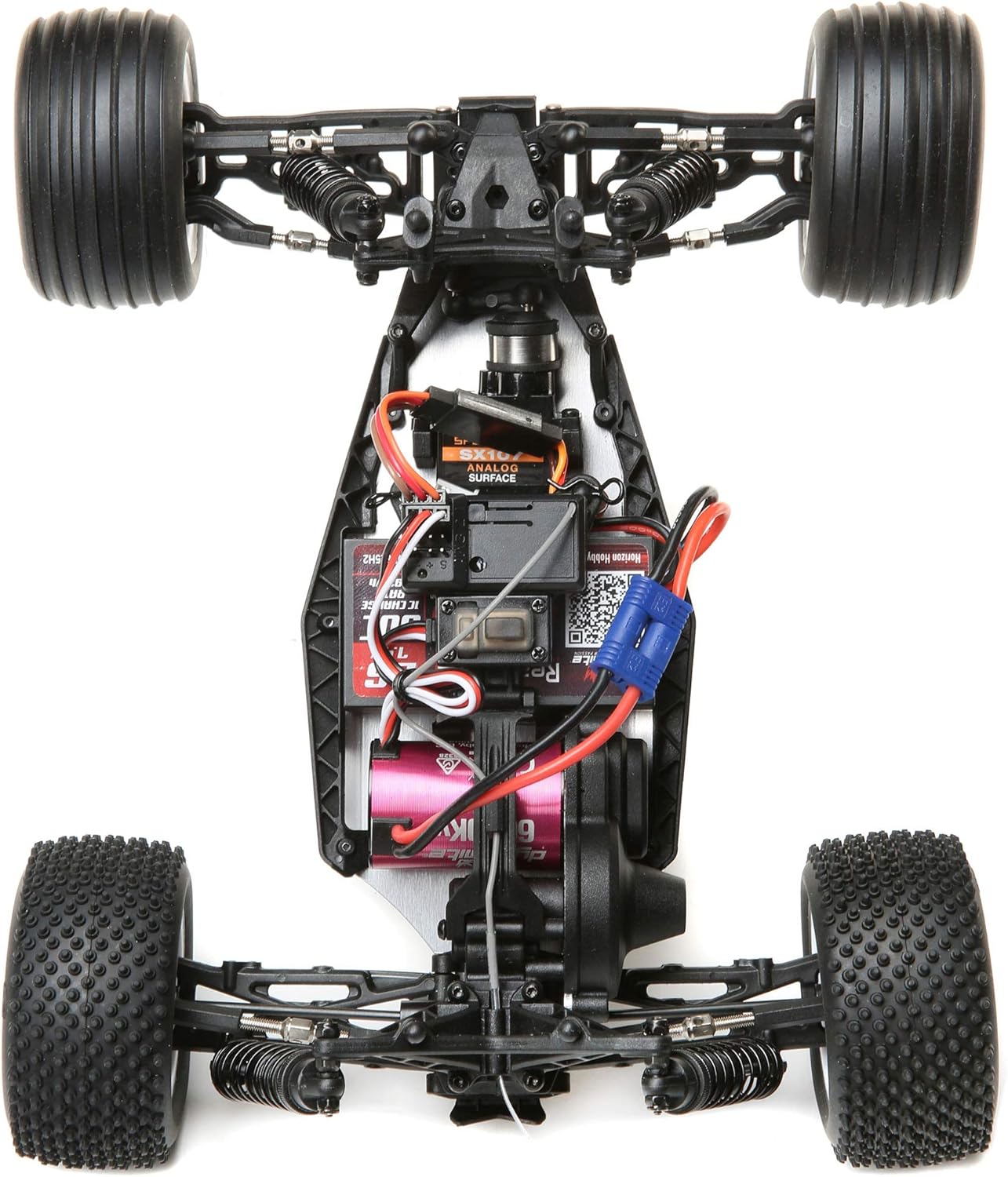 Losi RC Truck 1/18 Mini-T 2.0 2 Wheel Drive Stadium Truck Brushless RTR Ready-to-Run Blue LOS01019T2