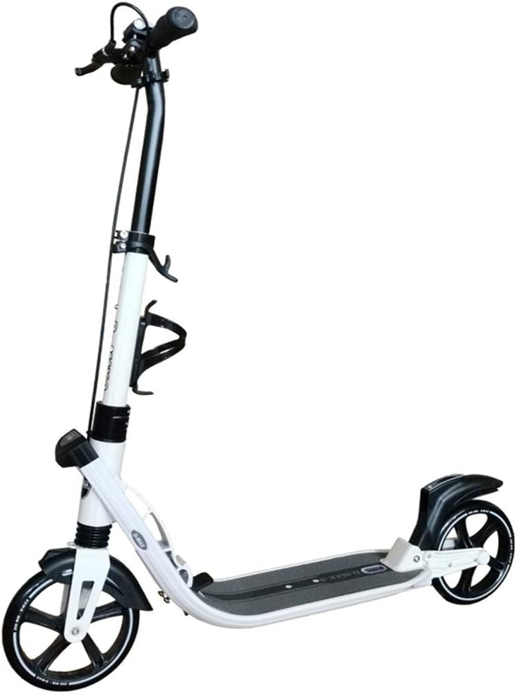 Foldabing Kick Scooters for Adults, Scooter for Teens Height Adjustable-Big Wheel Scooter City Scooter with PU Wheel for Boys&Girls