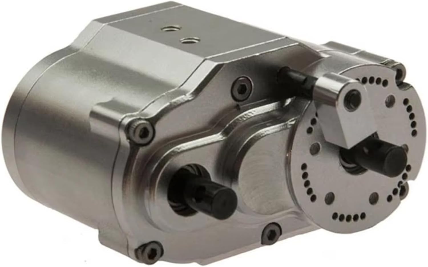 RC Gearboxes For Axial For SCX10 D90 1/10 RC 4WD 2 Speeds Transfer Case Gearbox Transmission Box 46x53x32mm RC Crawler Car Upgrade Parts