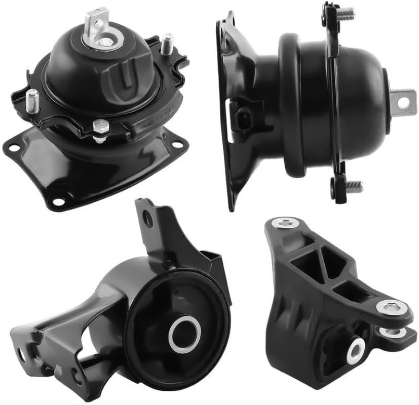 4X Auto Motor and Transmission Mount 50810SH5A63 50850TK8A01 Compatible with 3.5L V6 2011-2017 with Electric Control