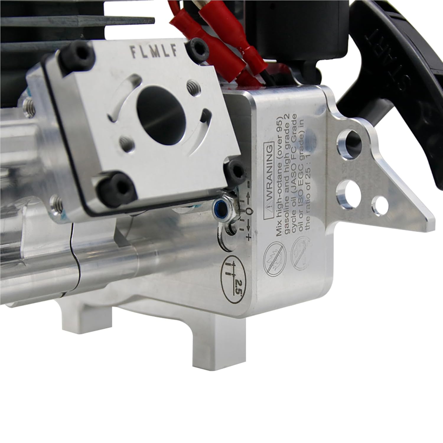 FLMLF Engine 32CC 11HP RC Motor Metal Racing Reed Case Engine with Carburettor Kit for 1/5 Scale HPI Baja 5B 5T Losi 5ive T RC CAR Toy Parts