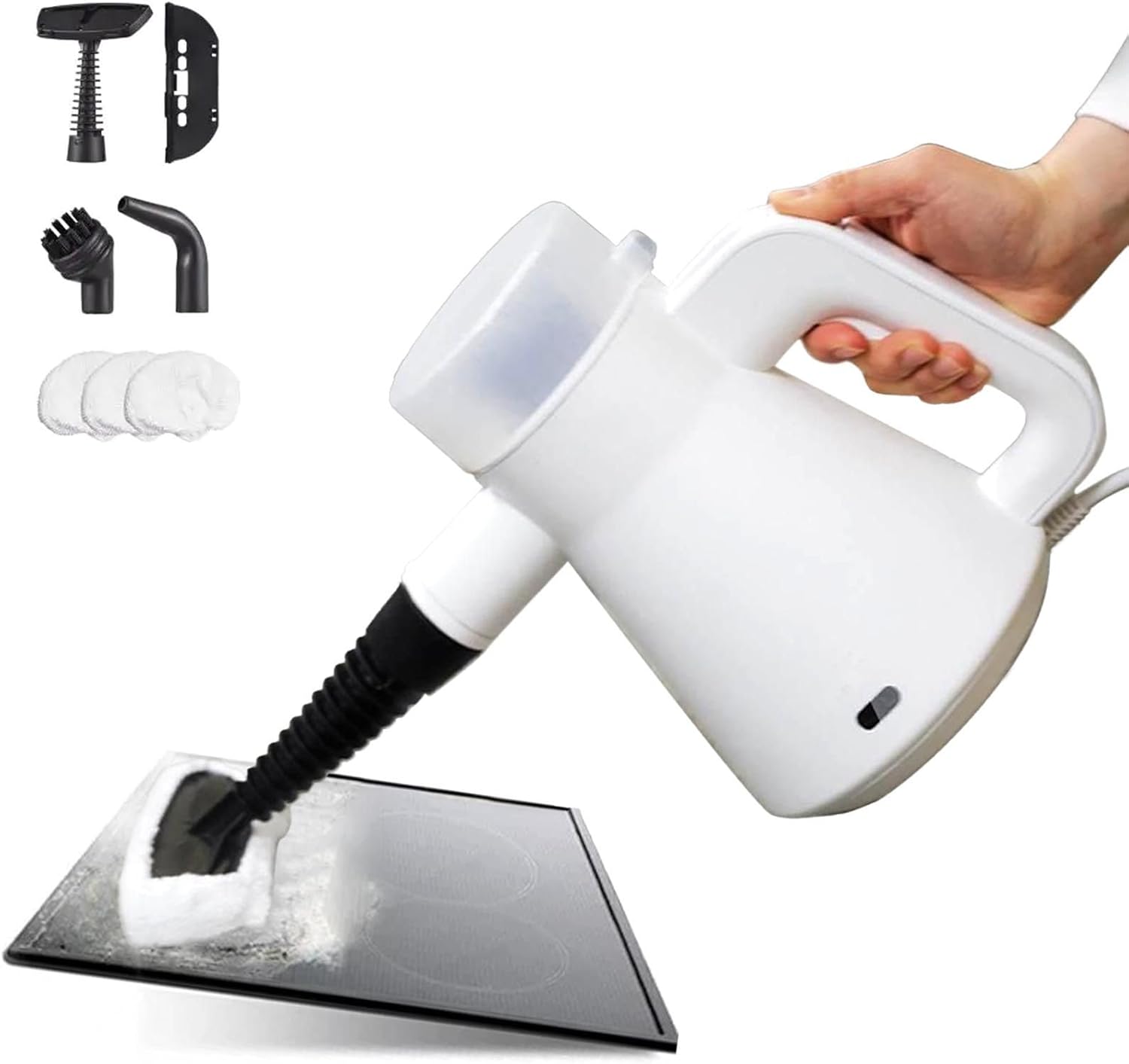 Handheld Steam Cleaner, 5 In 1 Multifunctional Cleaning, 3.5bar High Pressure Steam, 450ml Large Capacity Water Tank, Household Portable Stain Remover