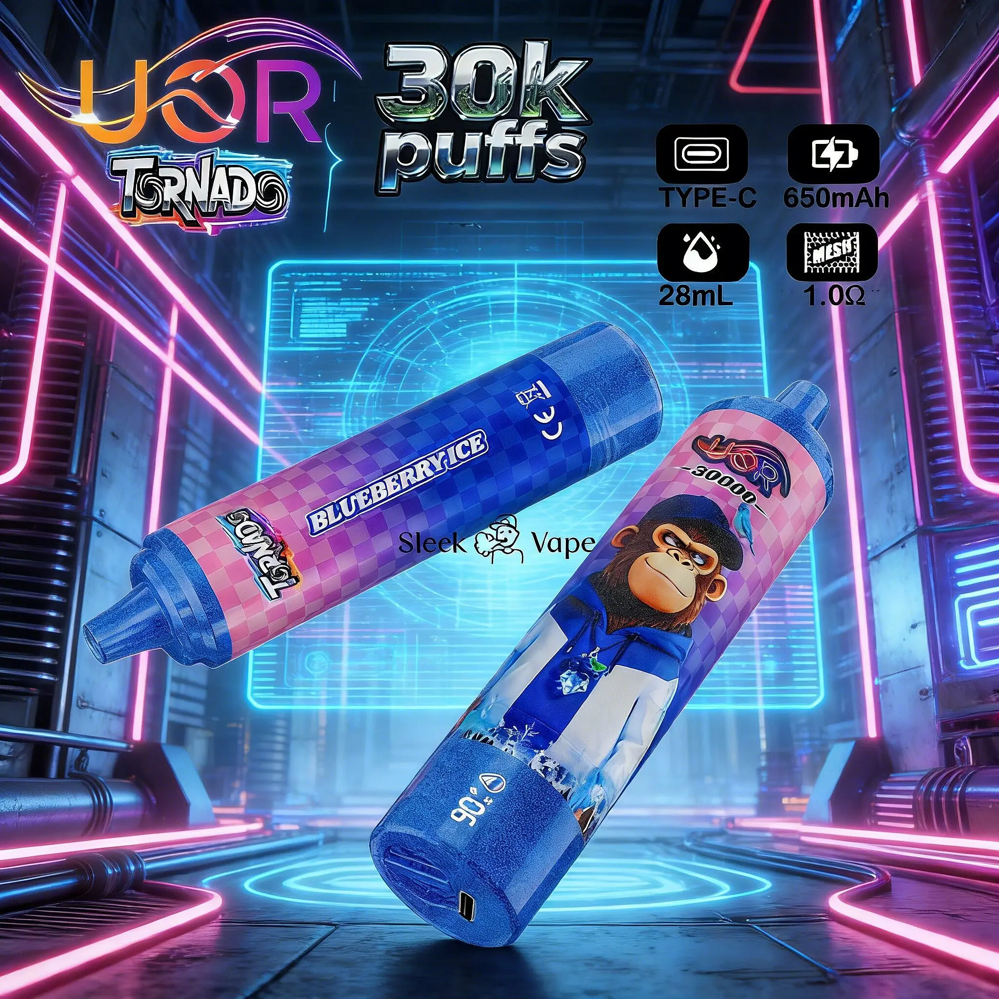 UOR TORNADO 30K (10pcs) - MYEU VAPES