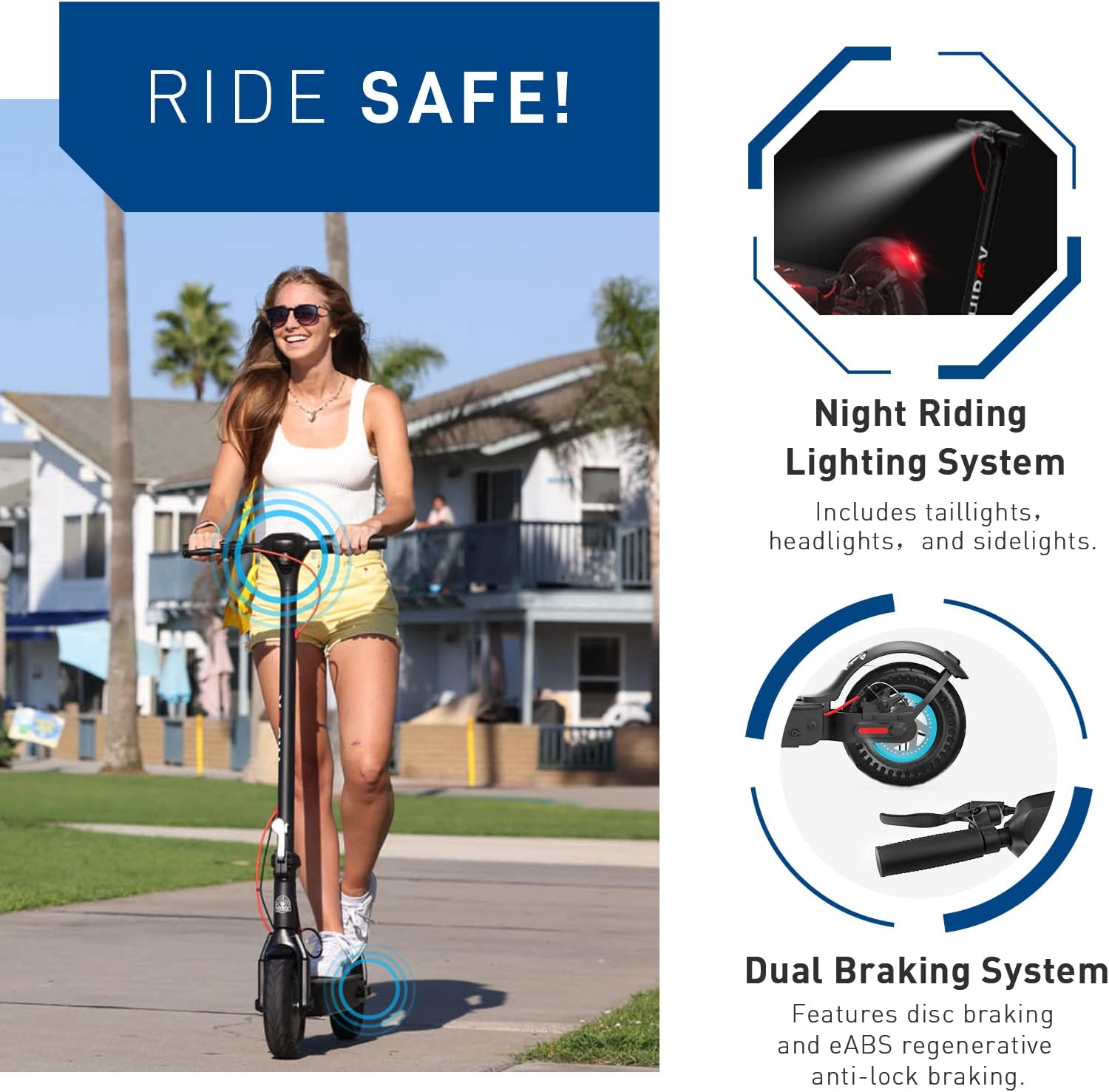 S2 SE / KS4 Pro Electric Scooter, 19 MPH, 17–25 Miles Range, Foldable Commuter E-Scooter with 10