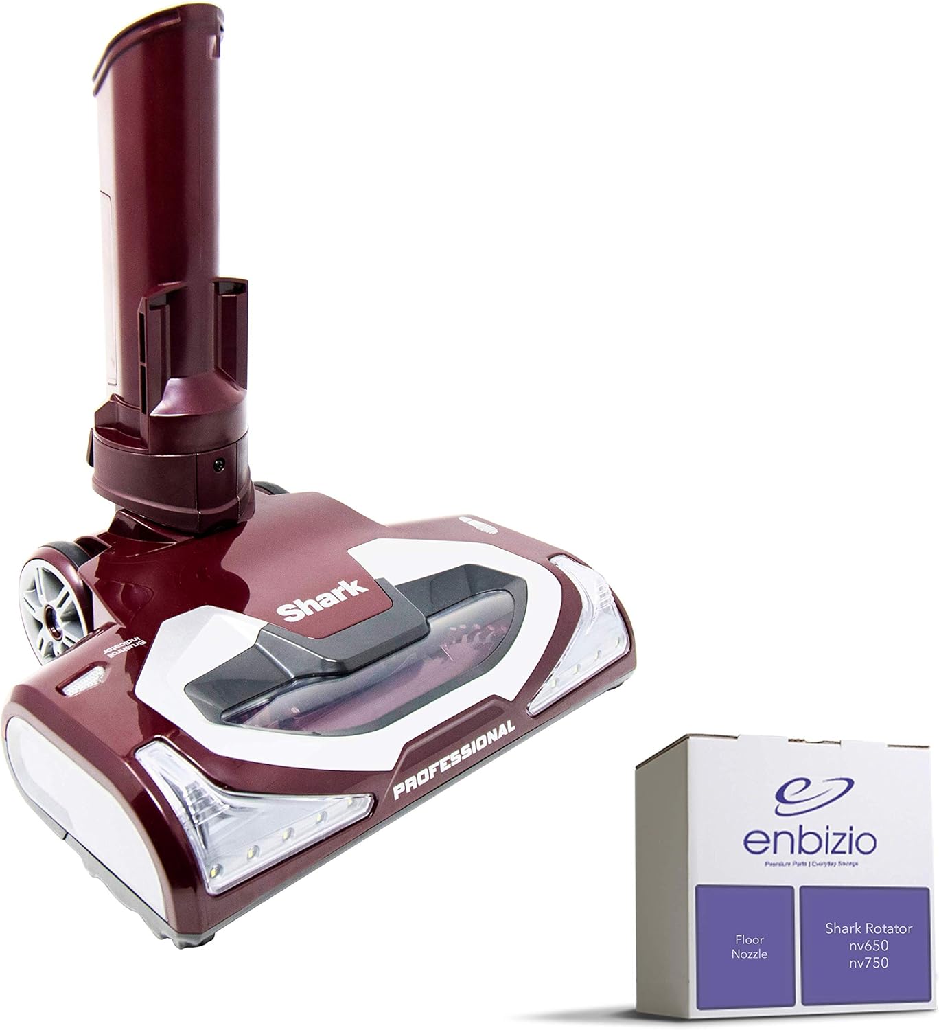 Enbizio Genuine Vacuum Replacement Parts for Shark Professional Rotator Powered Lift Away Upright Vacuum Nv650 Nv750 Nv752 Nv652 - Motorized Floor Nozzle Attachment - Part #1278FC652