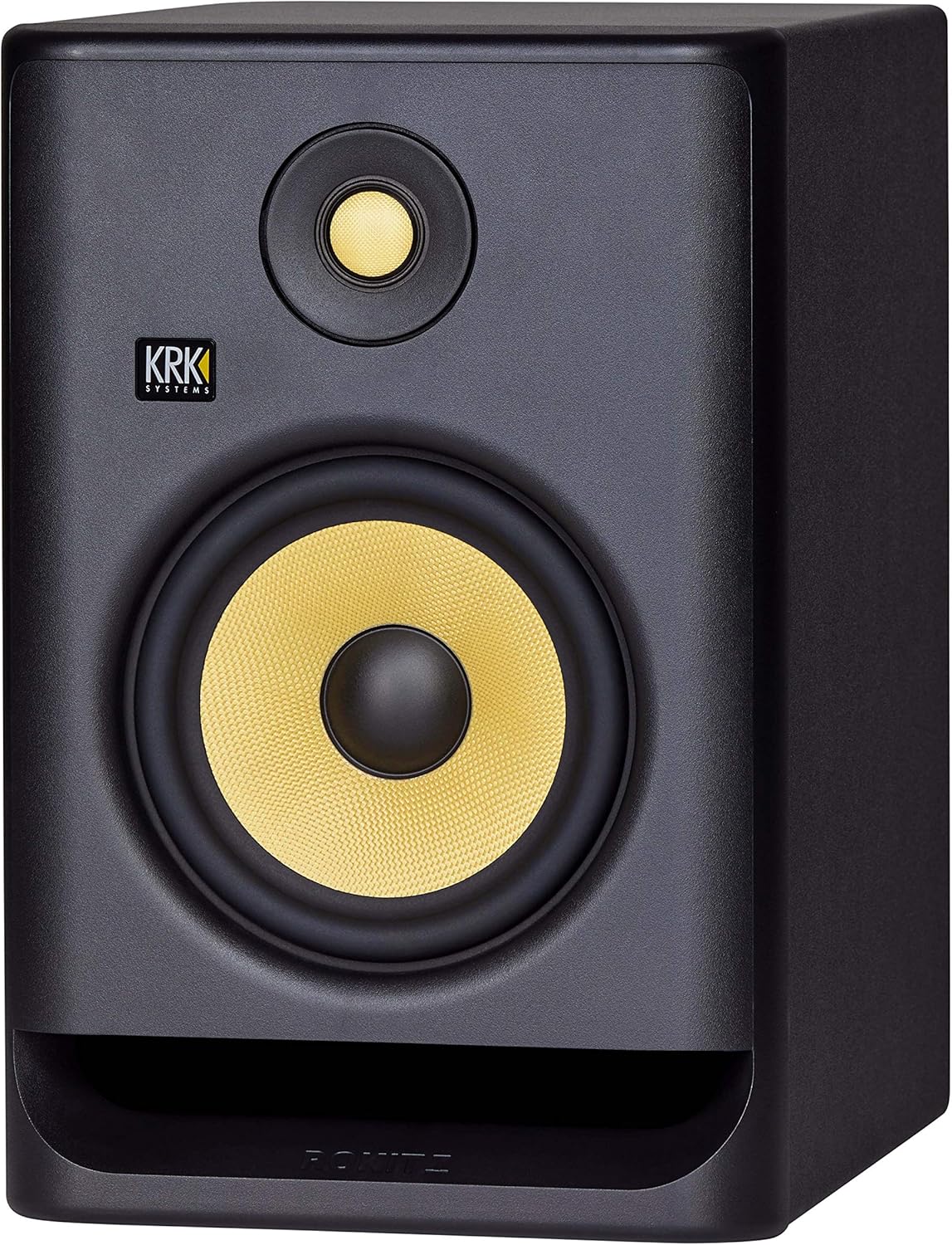 KRK Rokit 7 G4 Studio Monitor Speaker Bundle - Pair, Black
