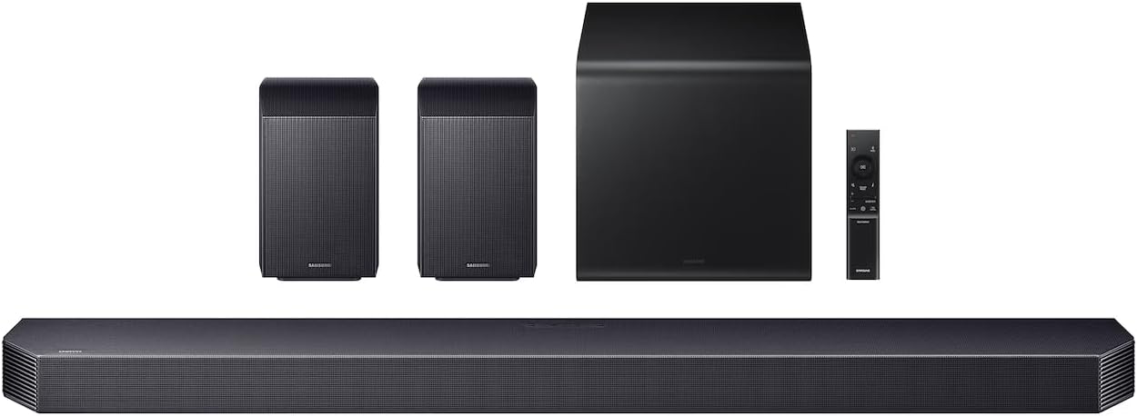 Samsung Q-Serie Samsungs Soundbar 9.1.4 ch w/Subwoofer + Rear Speaker Titan Black HW-Q930F/ZA
