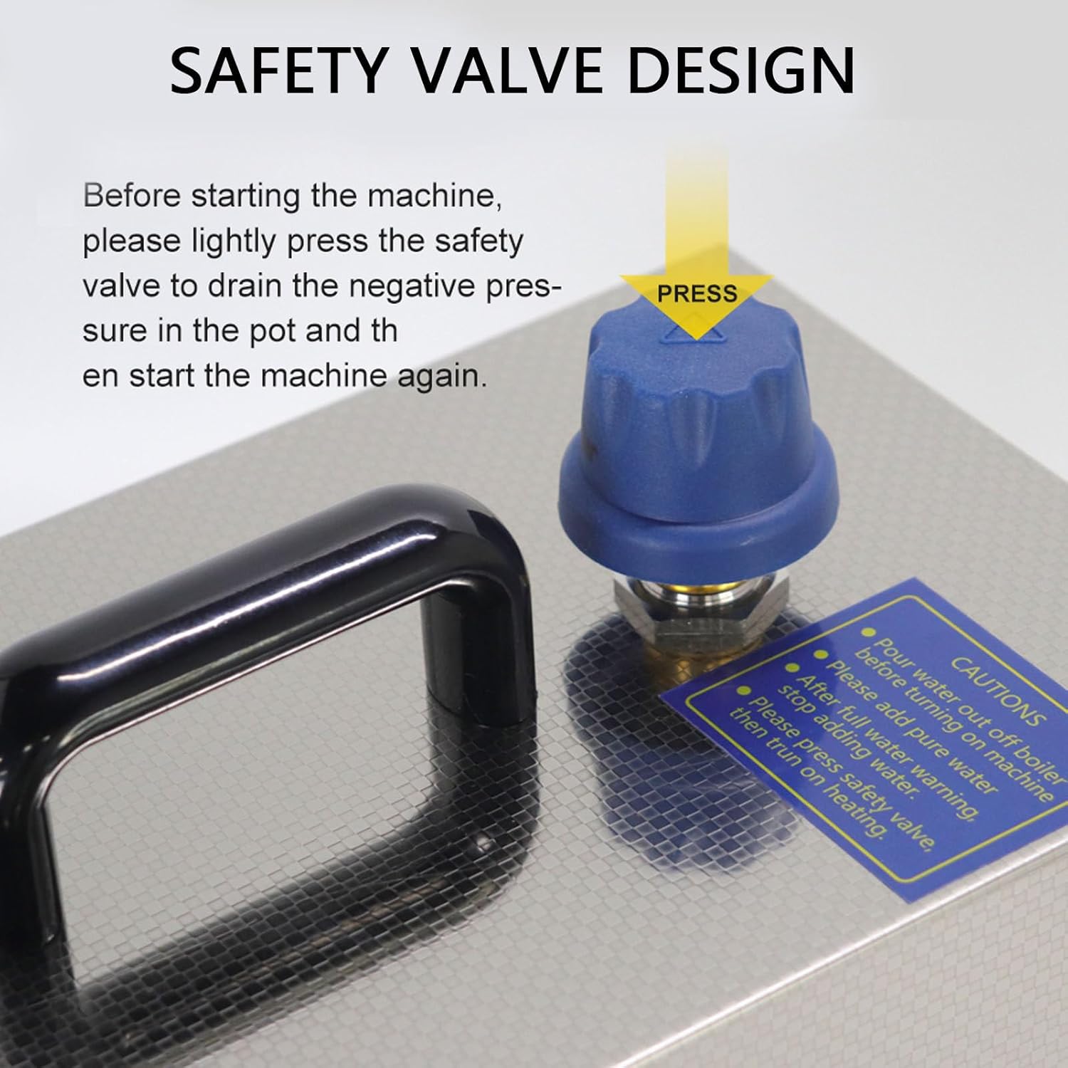 Ostreemaner Professional Jewelry Steam Cleaner, 1300W Jewelry Steam Cleaner,2L Stainless Steel Steam Cleaner,Used to Clean Jewelry/Silver/Gold