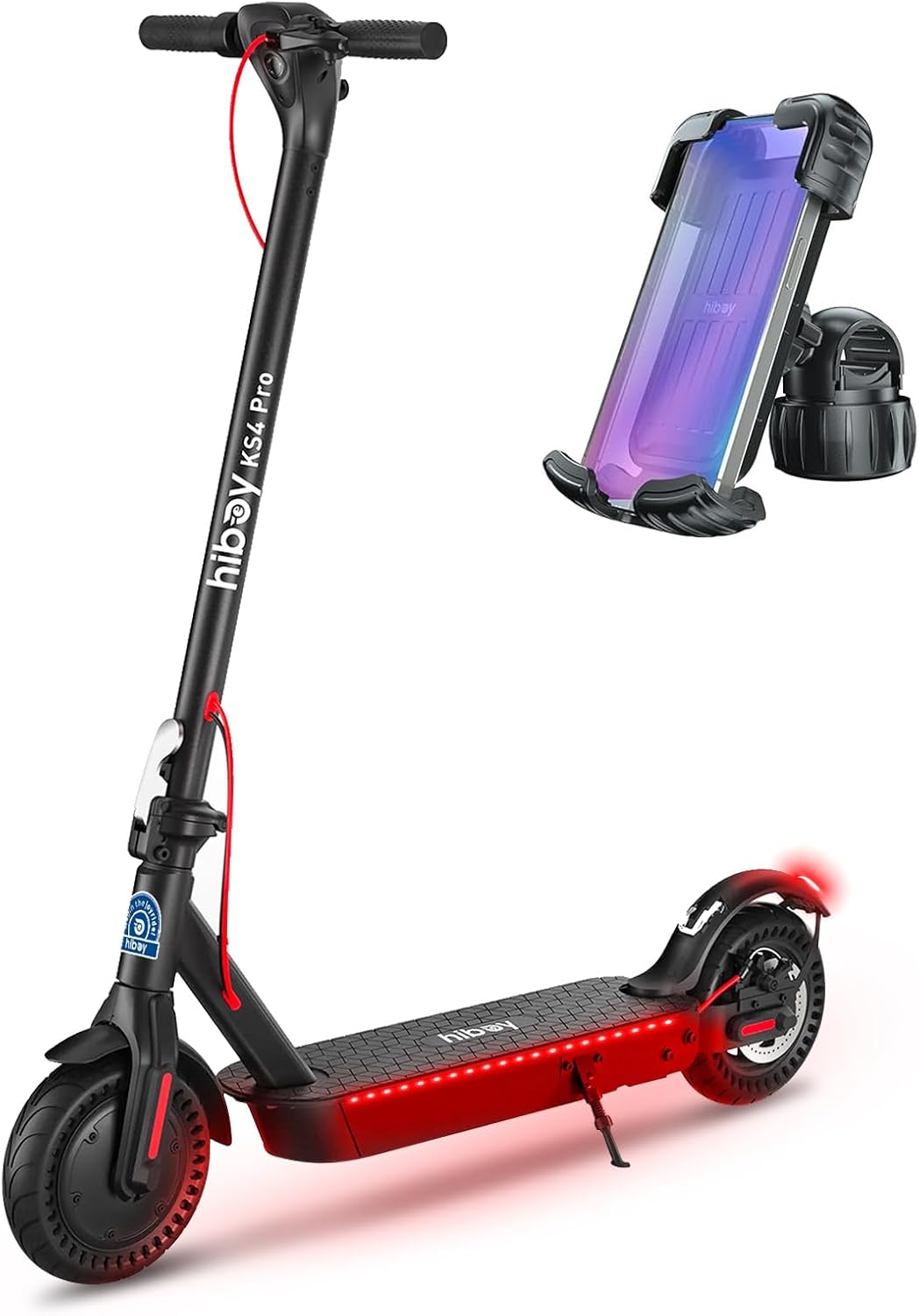 Hiboy KS4 Pro Electric Scooter, 500W Motor (750W Peak), 10