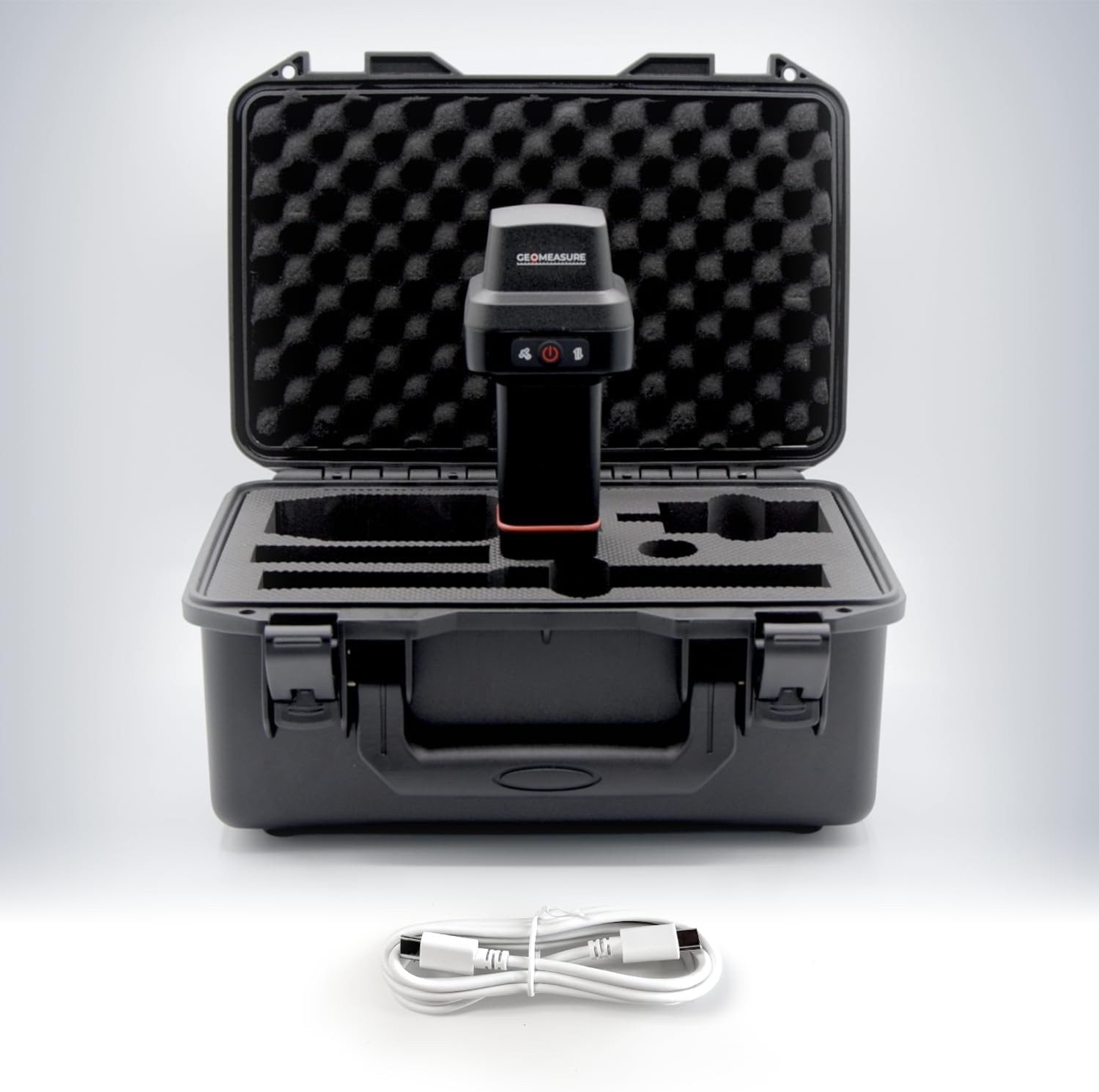 Handheld RTK GNSS Receiver for Surveying – Multi-Frequency GPS/GLONASS/Galileo/BeiDou, Centimeter Accuracy, Integrated Helix Antenna, Wi-Fi/Bluetooth, IP67 Rugged Surveyor, GEODNET RTK Enabled