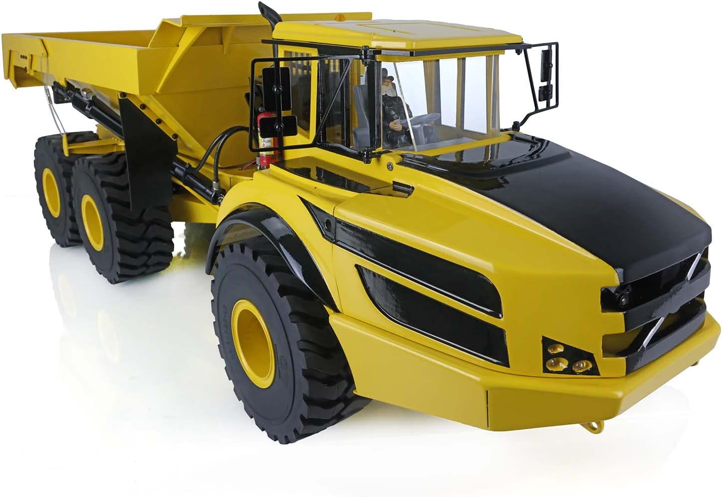 TOUCAN RC HOBBY RC 1/14 6 * 6 Metal Hydraulic Lifting Articulated Truck Dumper Model Motor Servo PNP 14+ for Adult Christmas New Year