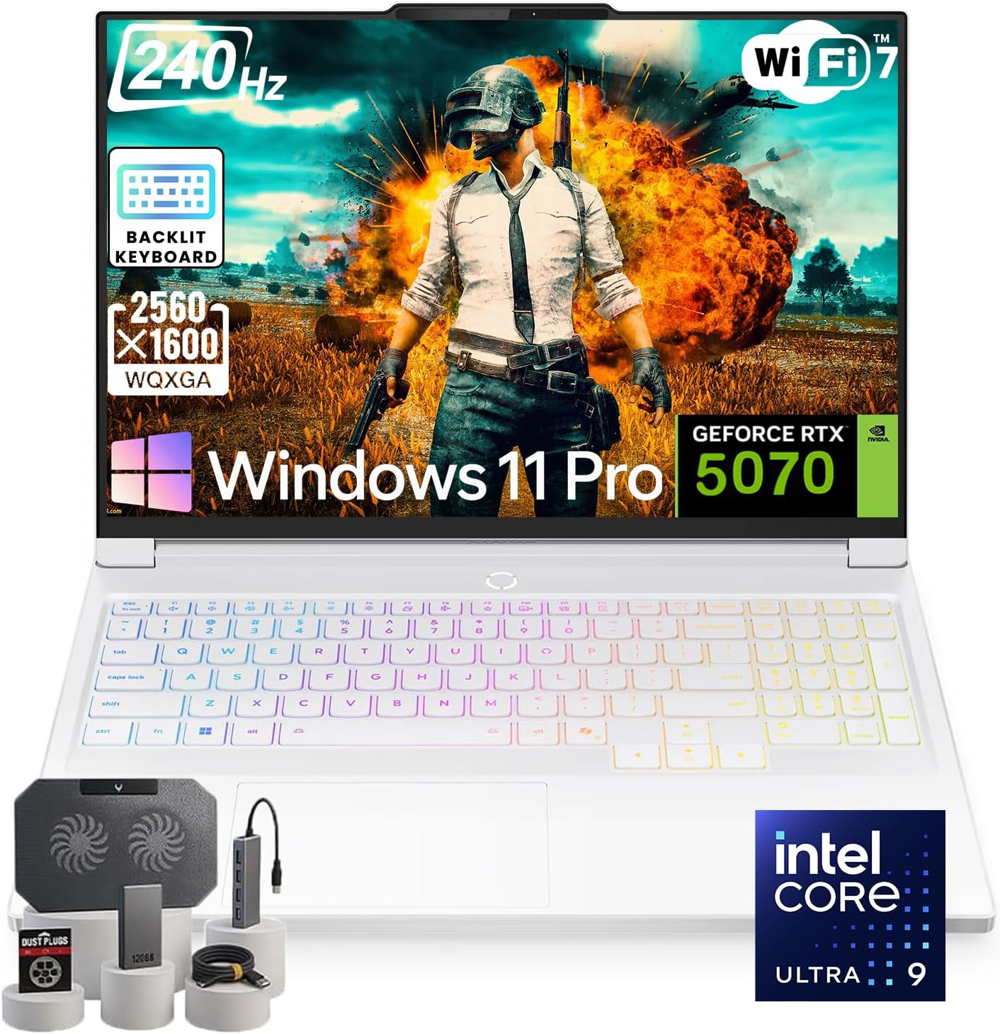 Lenovo Legion 7i Gaming Laptop - Intel 24-Core Ultra 9 275HX, NVIDIA RTX 5070 8GB GDDR7, 16