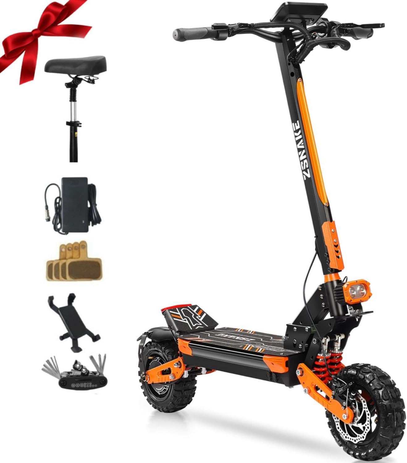 Electric Scooter for Adults, 2800W/6000W Power MotorTop Speed 35/52 MPH, 1080/1800WH Battery,35/60 Miles Range 11