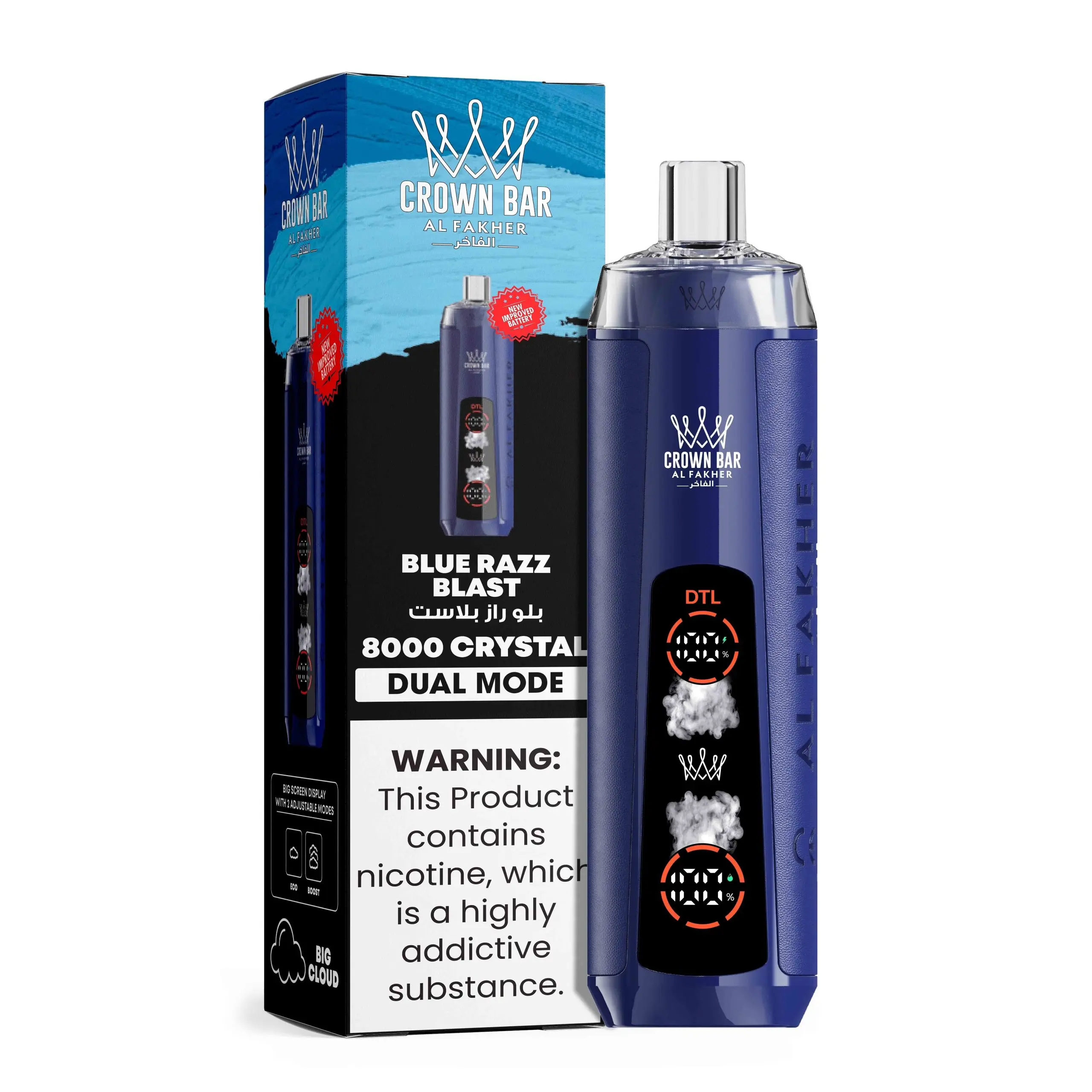 AL FAKHER CRYSTAL 8K (10pcs) - MYEU VAPES