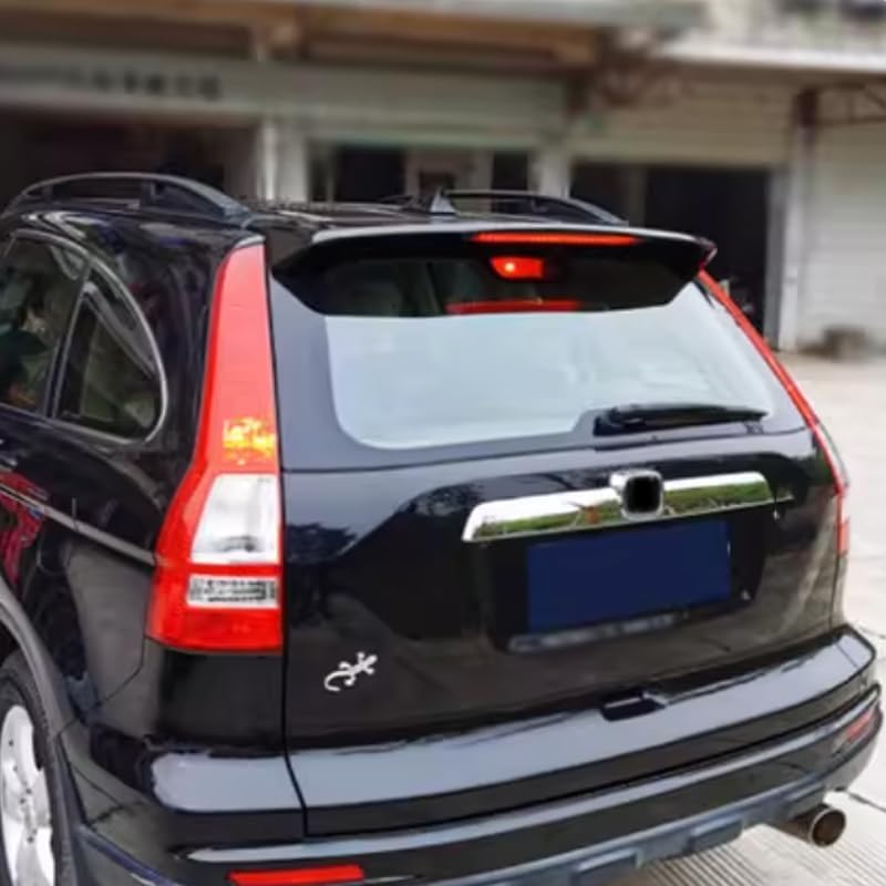Auto Accessories for Honda CR-V 2007-2011 Car Wing Spoiler Trunk Lip (Color Crystal Black with Light Version) ABS 1PCS