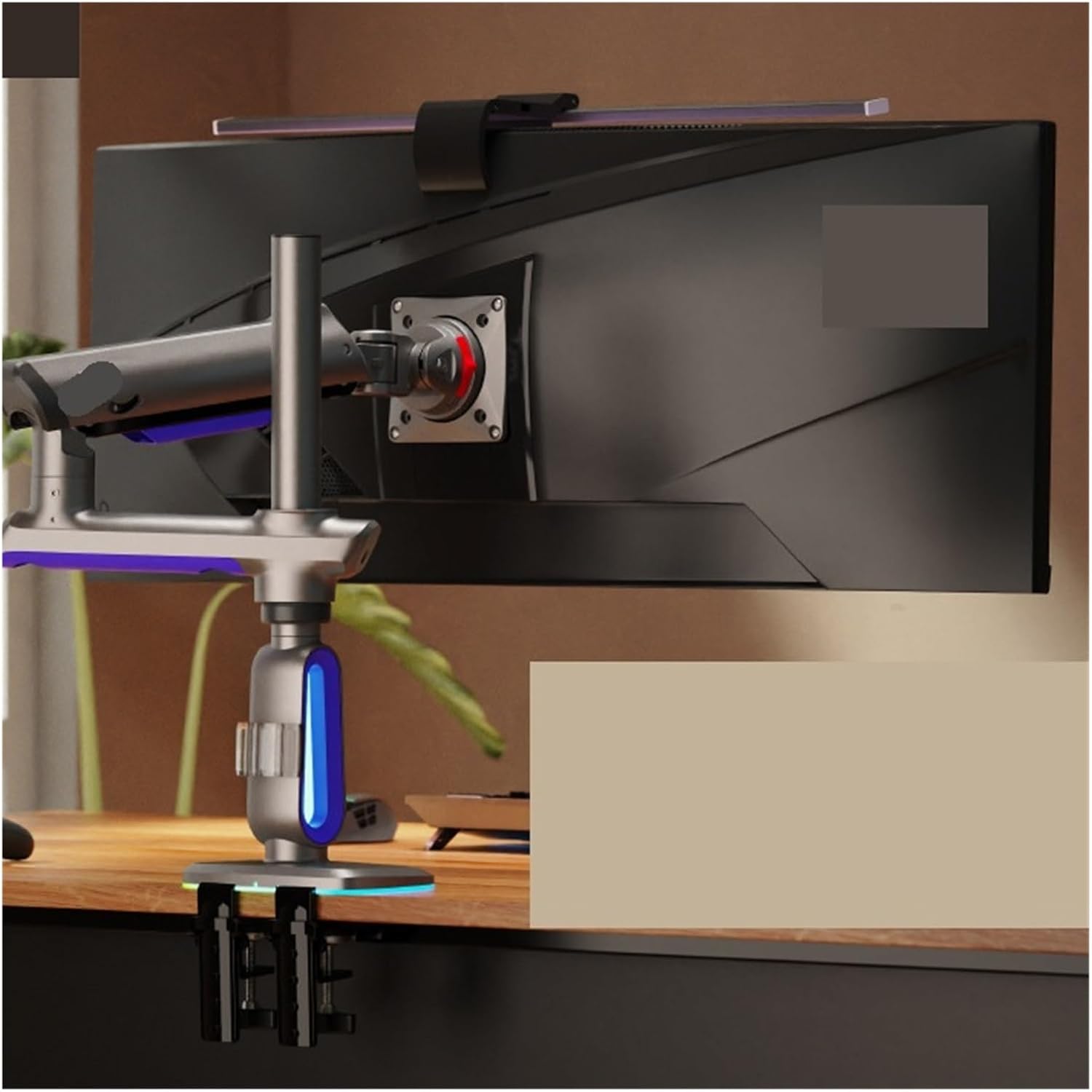 32-60 inch monitor stand with pneumatic height adjustment