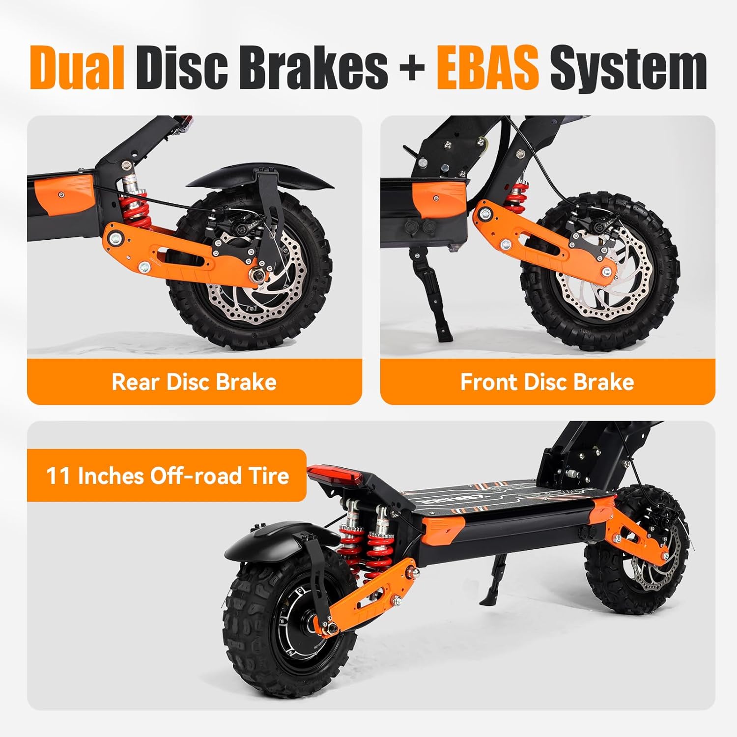 Electric Scooter for Adults, 2800W/6000W Power MotorTop Speed 35/52 MPH, 1080/1800WH Battery,35/60 Miles Range 11