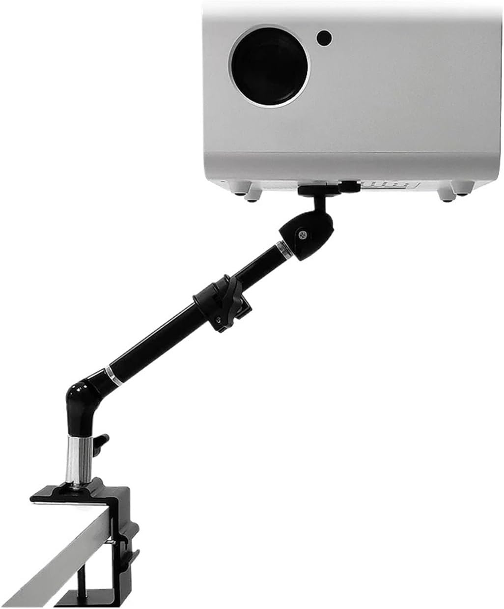 Projector wall mount bracket 360 degree floor stand height adjustable punch-free bedside hanger load-bearing 4KG