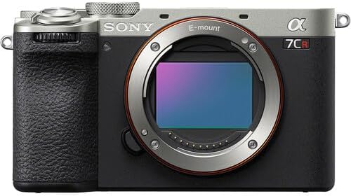 Sony Alpha 7CR Full-Frame Interchangeable Lens Hybrid Camera (Silver) with Advanced Accessories and Travel Bundle with Pixel Hurricane Blower, Pixel Cleaning Kit & More | sony Alpha 7cr