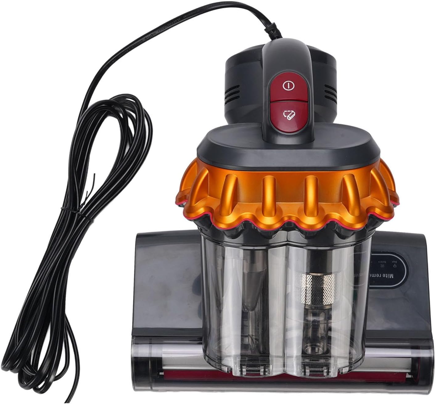 Asixxsix Bed Vacuum Cleaner, 400W 10KPa Strong Suction Cordless Mattress Vacuum Cleaner with 600ml Dust Box, 55℃ Hot Wind Drying Handheld Vacuum Cleaner for Bed Sofa Couch Crib (US Plug