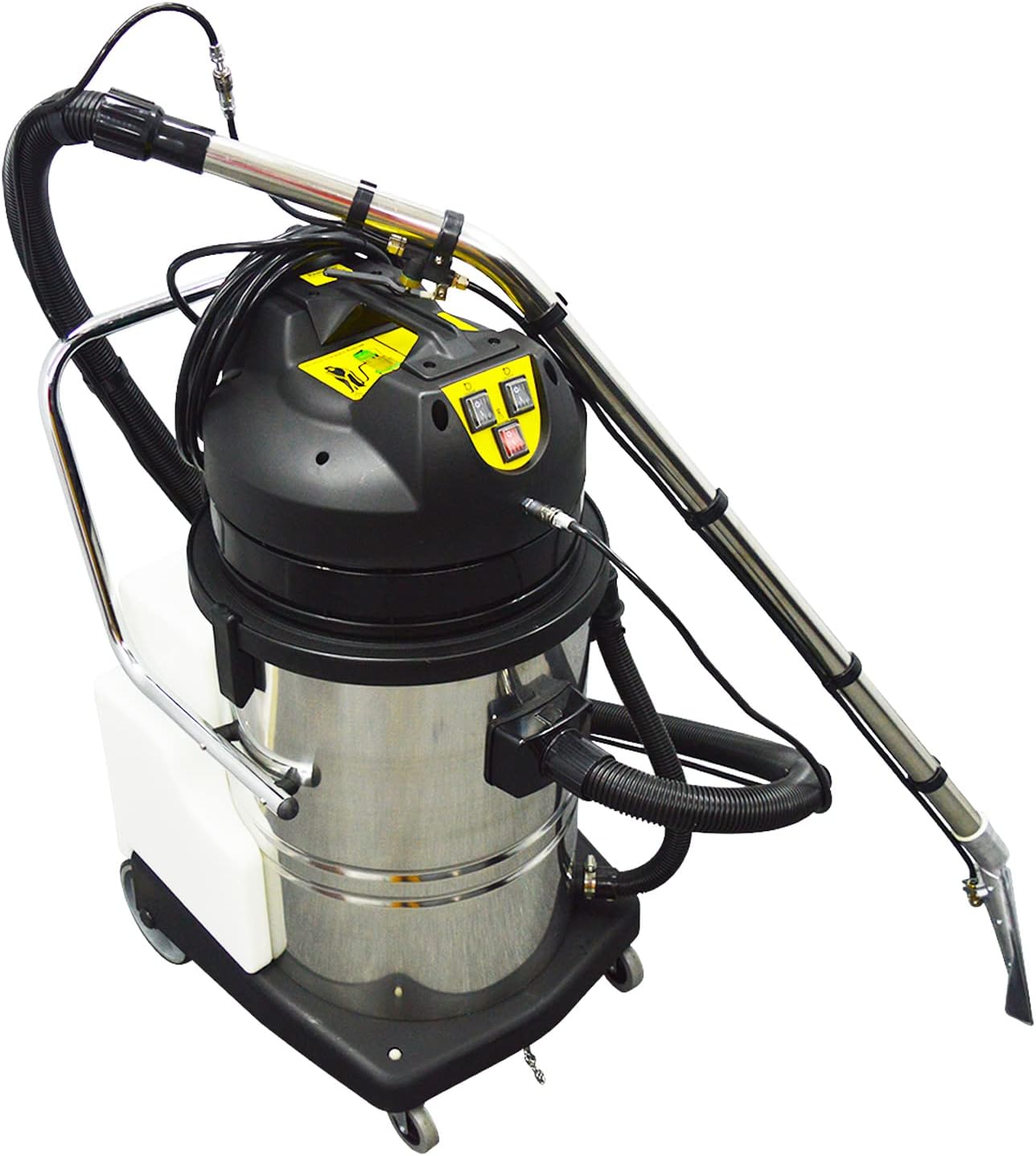 INTBUYING Carpet Cleaning Machine 80L/21Gal Carpet Extractor Multifunctional Wet and Dry Vacuum Cleaner 3 in 1 Stainless Steel Portable Upholstery Cleaner Sofa Curtain Cleaning Machine 2000W 110V