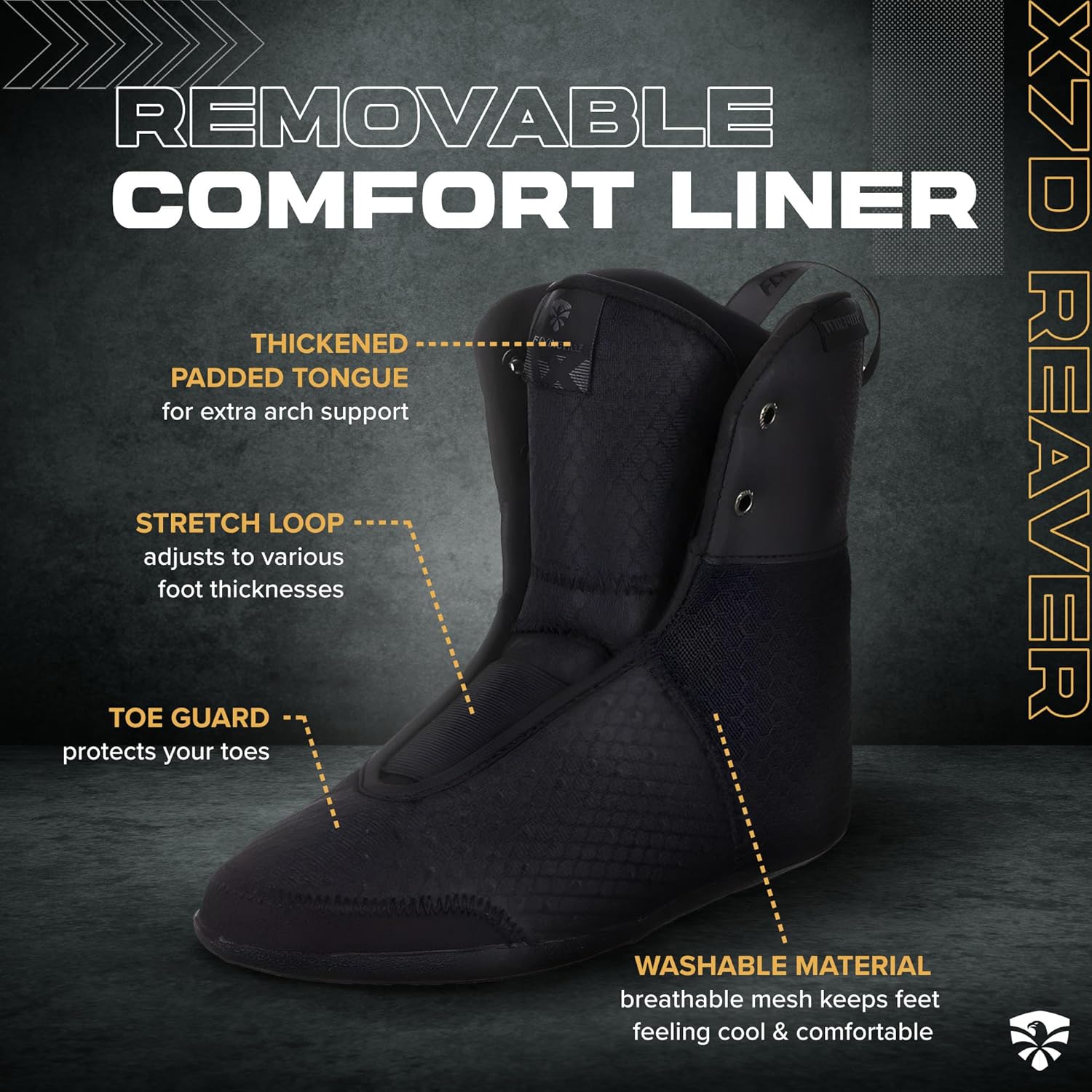 Flying Eagle X7D Reaver - Adult Inline Skates Men & Women, Inline Roller Skate Outdoor, Adults Roller Skates, Freeskates, Skater Shoes for Urban Skating