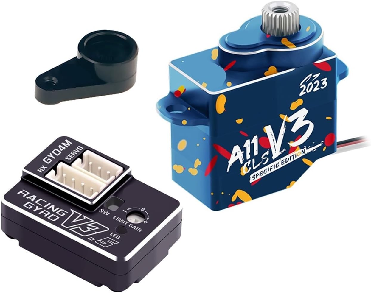 A11CLS V3 Programmable Ultra High Speed ​​1.4KG Coreless Servo Gyro V3.5 Kit for 1/24 1/18 Mini(JST Set 2)