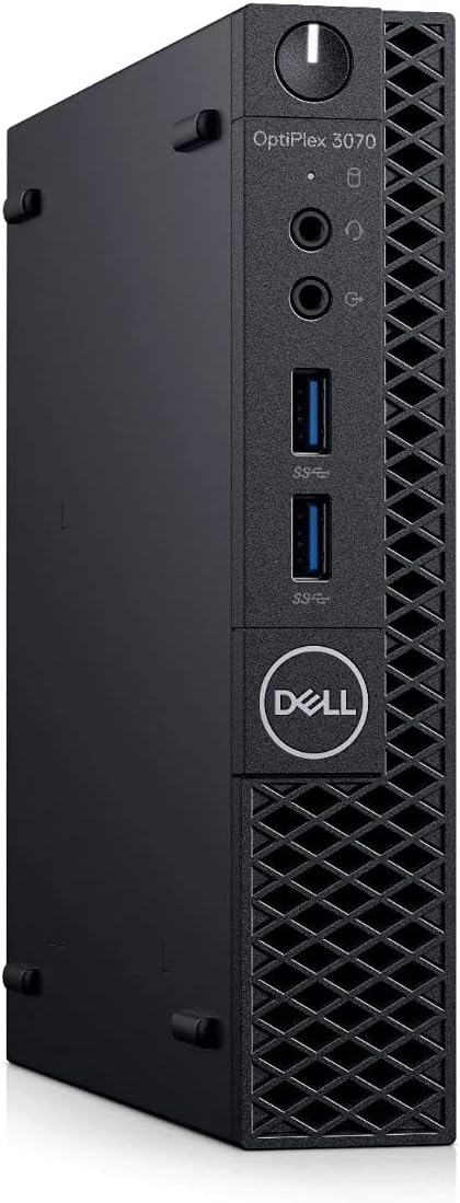 Dell Optiplex 3070 Micro Tower Desktop | Core i5-9500T - 512GB SSD Hard Drive - 16GB RAM | 6 cores @ 3.7 GHz Windows 11 Pro Black (Renewed)