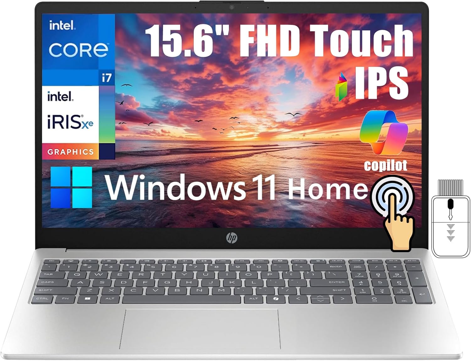 HP Touchscreen Business Laptop, 15.6