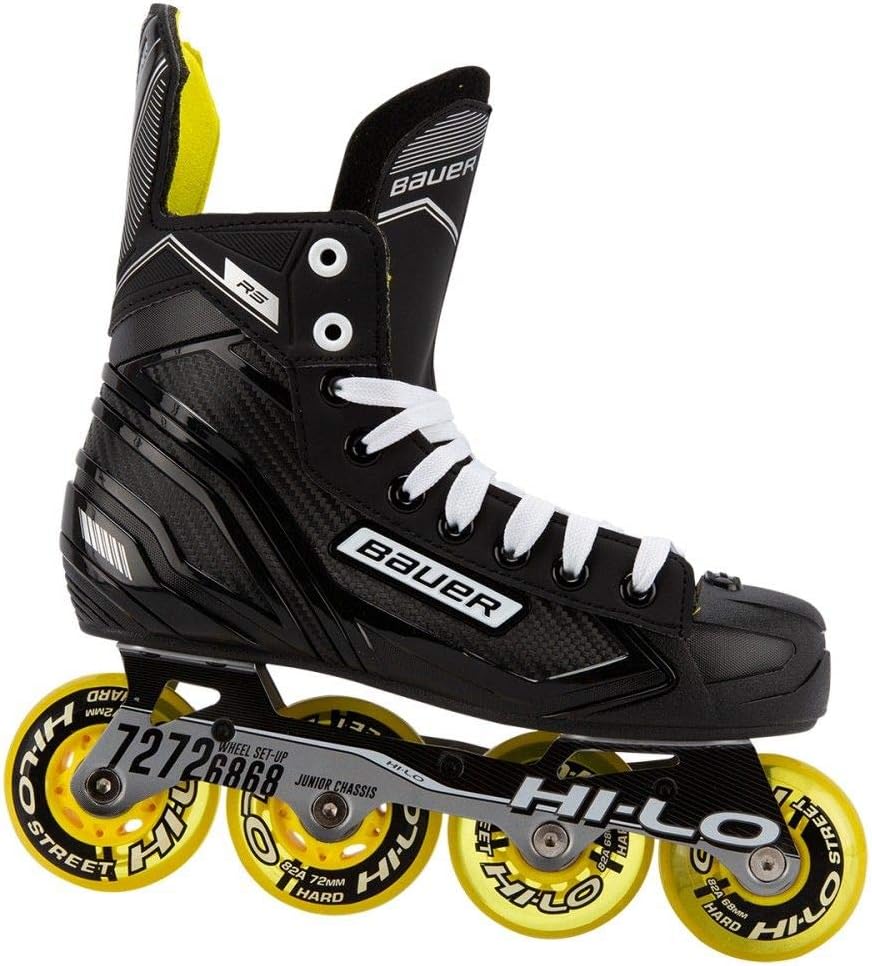 Bauer RS Inline RH Roller Hockey Skates Junior (Width = Regular, 2.0 = 35EU)