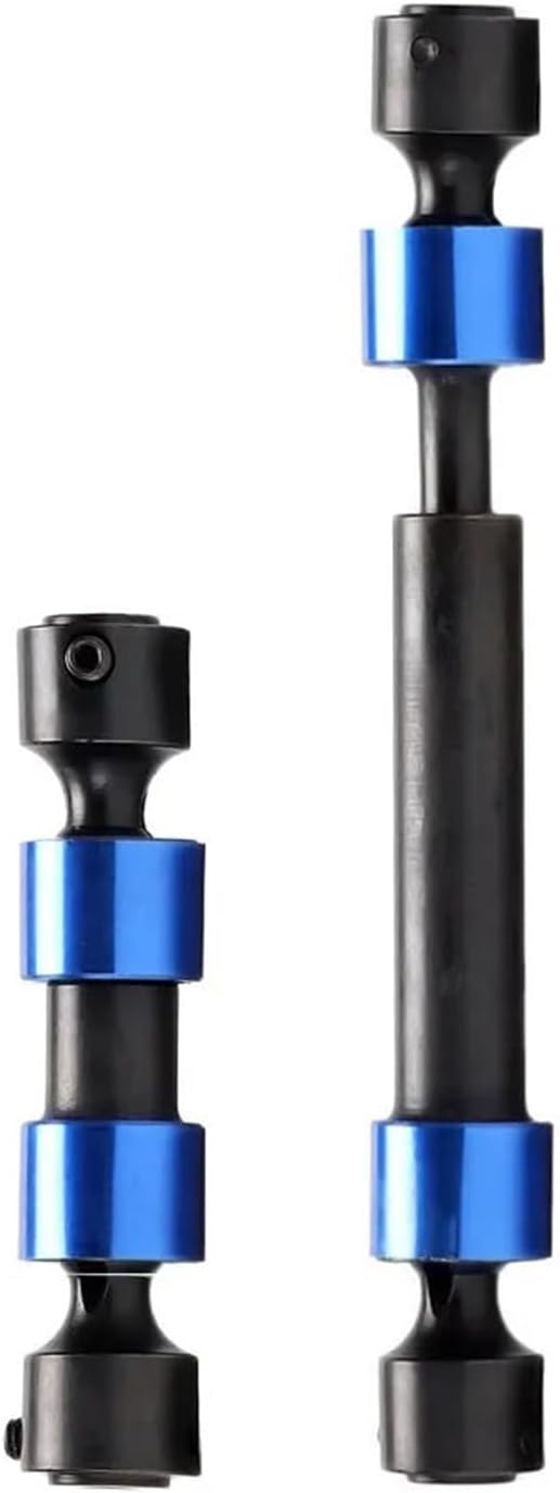 RC Car Transmission Shaft For Traxxas 1/10 For E-Revo 2.0 For VXL 86086-4 Brushless Transmission Shaft 8652 8655 8650 8651 Splined Front Rear Center Drive Shaft RC Car Parts(Blue)